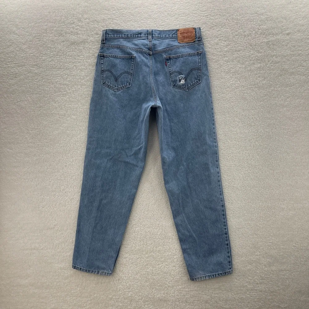 VTG Levis 560 Jeans Mens 36x34 Blue Comfort Loose Tapered Denim Y2K Grunge Baggy